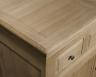 Buffet 3 portes 4 tiroirs Rose Des Vents ralis en chne massif de style Louis Philippe Finition Chne Bross Naturel