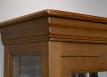 Argentier 1 porte 1 tiroir en Chne Massif de style Louis Philippe