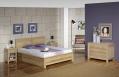 Lit Collection Nature 140*190 ralis en Chne massif  AVEC TIROIRS Finition chne Bross