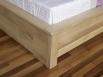 Lit Collection Nature 140*190 ralis en Chne massif  AVEC TIROIRS Finition chne Bross