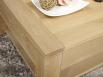 Table basse Jean-Gabriel ralise en Chne Massif Ligne Contemporaine Finition Chne bross