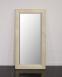  Miroir glace biseaute 120x60 ralis en Chne Massif 