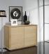 Buffet 2 portes Mathis ralis en Chne de ligne contemporaine 160 cm de large