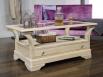 Table Basse Raphael ralise en Chne Massif de style Louis Philippe  Finition Chne Bross  