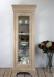 Argentier 1 porte 1 tiroir en Chne Massif de style Louis Philippe Finition Chne Bross