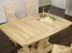 Table de repas Contemporaine ralise en Chne massif  Finition chne naturel cir