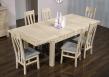 Table de repas rectangulaire Simon 160X120  ralise en Chne Ligne Contemporaine 
