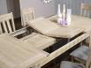 Table de repas rectangulaire Simon 160X120  ralise en Chne Ligne Contemporaine 