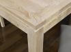 Table de repas rectangulaire Simon 160X120  ralise en Chne Ligne Contemporaine 