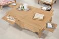 Table Basse rectangulaire Charles ralise en Chne de style Louis xv SEULEMENT 1 DISPONIBLE