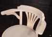 Fauteuil de Bureau Marc ralis en Chne Massif PIVOTANT Assise tissu d'ameublement