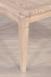 Table de Campagne 120x120 ralis en Chne Massif 2 allonges de 40 cm Finition Chne Bross Naturel