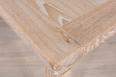 Table de Campagne 120x120 ralis en Chne Massif 2 allonges de 40 cm Finition Chne Bross Naturel