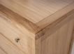 Commode 6 tiroirs Loc, ralise en Chne Massif de style Campagnard Finition Chne Bross