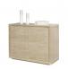 Buffet 2 portes Mathis ralis en Chne de ligne contemporaine 160 cm de large