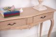 Console Anne-Luce r�alis�e en Ch�ne de style Louis XV Finition Ch�ne Bross�