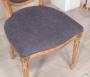 Chaise Simon ralise en Chne Massif de style Louis XVI 