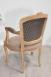 Bergre de style Louis XV Alexia ralise en Chne massif  Tissu VALDOURO Taupe SEULEMENT 1 DISPONIBLE