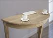 Console 1/2 lune  ralise en chne de style Directoire