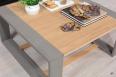 Table basse ou d'appoint 60x60 Ariel en chne de ligne contemporaine