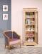 Vitrine 1 porte Antoine ralise en chne massif de style Louis Philippe Finition Chne bross
