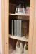 Vitrine 1 porte Antoine ralise en chne massif de style Louis Philippe Finition Chne bross