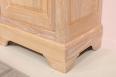 Vitrine 1 porte Antoine ralise en chne massif de style Louis Philippe Finition Chne bross