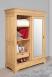 Armoire 2 portes Jean-Olivier ralise en Chne Massif de style Louis Philippe Portes coulissantes  Finition chne Bross SEULEMENT 1 DISPONIBLE