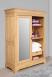 Armoire 2 portes Jean-Olivier ralise en Chne Massif de style Louis Philippe Portes coulissantes  Finition chne Bross SEULEMENT 1 DISPONIBLE