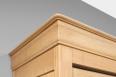Armoire 2 portes Jean-Olivier ralise en Chne Massif de style Louis Philippe Portes coulissantes  Finition chne Bross SEULEMENT 1 DISPONIBLE