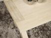 Table basse rectangulaire Jules ralise en chne de style Campagnard Finition Chne Bross 