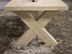 Table basse rectangulaire Jules ralise en chne de style Campagnard Finition Chne Bross 
