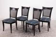 Lot de 4 Chaises r�alis�es en Ch�ne de style Louis Philippe  Dossier cann� SEULEMENT 1 LOT