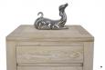 Petite commode 5 tiroirs Collection Nature ralise en Chne Massif