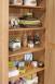 Armoire ou Bonnetire 1 porte Timoth ralise en Chne Massif de style Campagnard Finition chne Bross  SEULEMENT 1 DISPONIBLE