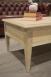 Table basse Pdro ralise en Chne de style Directoire Finition Chne Bross Blanchi