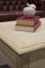 Table basse Pdro ralise en Chne de style Directoire Finition Chne Bross Blanchi