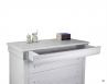 Commode 4 tiroirs Nicolas ralis en Chne Massif de style Louis Philippe Finition Chne Bross Ivoire