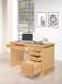 Bureau 5 tiroirs Victor ralis en Chne de style Louis Philippe Finition Chne Bross Naturel Patin SEULEMENT 1 DISPONIBLE