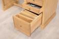 Bureau 5 tiroirs Victor ralis en Chne de style Louis Philippe Finition Chne Bross Naturel Patin SEULEMENT 1 DISPONIBLE