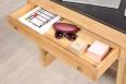 Bureau 5 tiroirs Victor ralis en Chne de style Louis Philippe Finition Chne Bross Naturel Patin SEULEMENT 1 DISPONIBLE