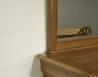 Miroir pour Buffet 3 portes en Chne Massif de style Louis Philippe Finition chne bross Ivoire