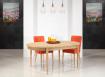 Table ovale 180x120 ralise en Chne Massif de style Louis XVI 2 allonges de 39 cm Ouverture du plateau synchronise 