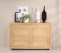 Buffet 2 portes de salle  manger LOANN ralis en Chne Contemporain 