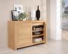 Buffet 2 portes de salle  manger LOANN ralis en Chne Contemporain 