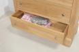 Commode 4 tiroirs Nathan ralise en Chne de style Louis Philippe Finition Chne bross Naturel (photo)