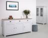 Buffet 3 portes Yann ralis en Chne Massif de style Campagnard 