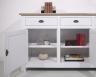 Buffet 3 portes Yann ralis en Chne Massif de style Campagnard 