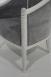 Fauteuil Cabriolet Paul ralis en Chne Massif de style Louis Philippe Finition Chne Bross Gris Perle Patin 
