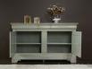 Buffet 2 portes 3 tiroirs Vincent, ralis en Chne massif de style Louis Philippe Finition Chne Bross